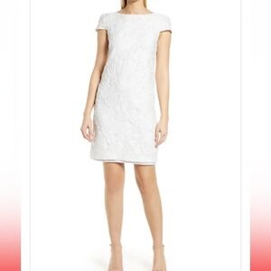 NWT Donna Ricco metallic jacquard sheath dress, Woman's Size 2‎